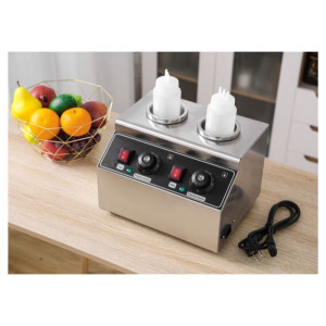 Chauffe Chocolat Double Dynasteel - Ideaalne toitlustusspetsialistidele