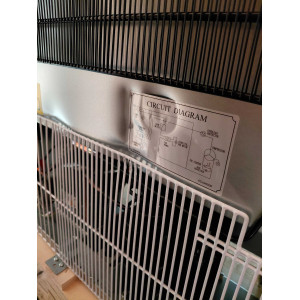 Positiivne roostevabast terasest külmkapp - 600 L - Polar