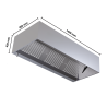 Hotte Cubique 900 Led Ilma Mootorita 1400 Dynasteel - Pro Disain & Kvaliteet
