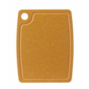 Cutting Board - Brown Wood Fiber - 370 x 275 mm - HENDI