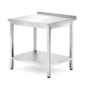 Seinapealne töölaud Profi Line riiuliga - S 700 x L 800 mm - HENDI