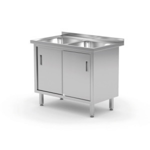 Plonge 2 Bacs - Kapp Liugustega - L 1000 x P 600 mm - HENDI