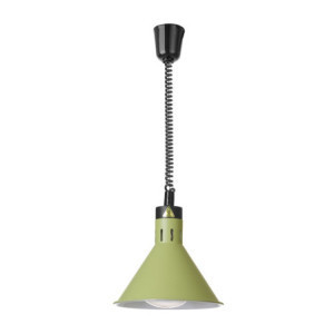 Reguleeritav kooniline soojenduslamp - Roheline - HENDI