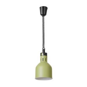 Reguleeritav silindriline soojenduslamp - Roheline - HENDI