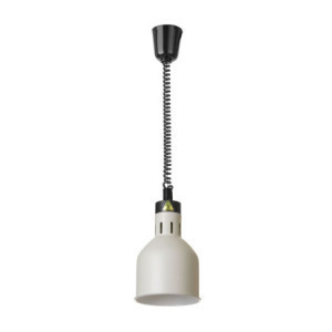 Reguleeritav silindriline soojenduslamp - Valge - HENDI