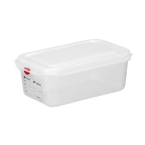 Bac GN 1/4 Läbipaistev PP - 2,8 L - HENDI