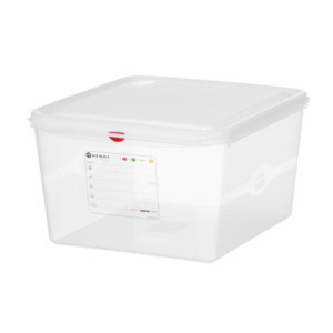Bac GN 2/3 Läbipaistev PP - 19 L - HENDI