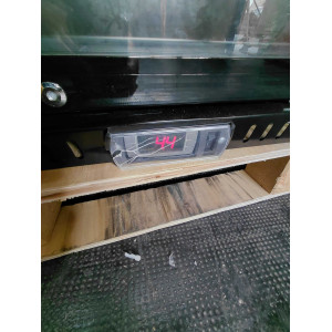 Tagapaneeliga külmik - 3 klaasist hingedega ust - 328 L - Dynasteel