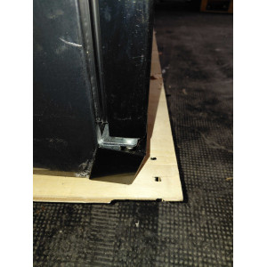 Tagapaneeliga külmik - 3 klaasist hingedega ust - 328 L - Dynasteel