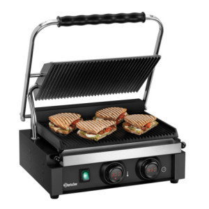 Grill Kontakt Panini - Rihveldatud Plaadid - Bartscher