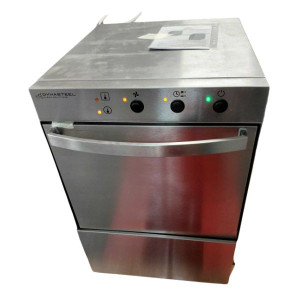 Professionaalne Nõudepesumasin Loputusvedeliku ja Pesuaine Doseerijaga - 40 x 40 cm - Dynasteel