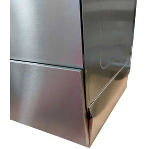 Professionaalne Nõudepesumasin Loputusvedeliku ja Pesuaine Doseerijaga - 40 x 40 cm - Dynasteel