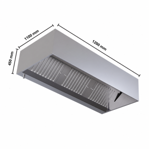 Kuuma kuubik 1100 LED ilma mootorita - Dynasteel roostevaba teras kvaliteet AISI 304