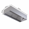Kuuma kuubik 1100 LED ilma mootorita - Dynasteel roostevaba teras kvaliteet AISI 304