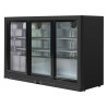 Compact 3 Glass Door Back Bar Refrigerator