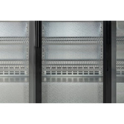 Compact 3 Glass Door Back Bar Refrigerator
