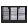Compact 3 Glass Door Back Bar Refrigerator