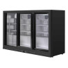 Compact 3 Glass Door Back Bar Refrigerator
