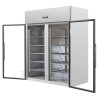 Armoire Réfrigérée Positive 1400 L 2 Portes Vitrées GN 2/1
