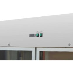 Positiivne külmkapp 1400 L 2 klaasustega GN 2/1