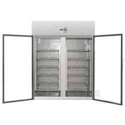 Positiivne külmkapp 1400 L 2 klaasustega GN 2/1