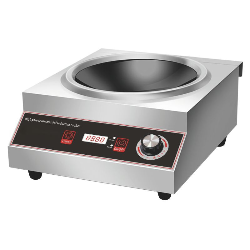Wok Induktsioon Pro 3500 W Roostevaba Teras — Kumer Tsoon Ø227