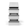 Set of 3 Drawers for Sink Unit Depth 600