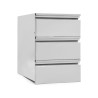 Set of 3 Drawers for Sink Unit Depth 600