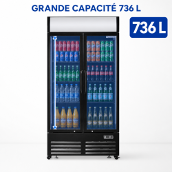 Joogivitriin 736 L 2 klaasust 2-8 °C R290