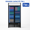 Joogivitriin 736 L 2 klaasust 2-8 °C R290