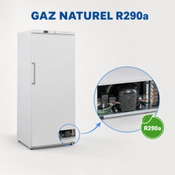 510 L Ventileeritud Sügavkülmik -18/-22°C Valge