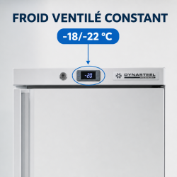 380 L Ventileeritud Sügavkülmik -18/-22 °C