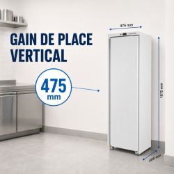 380 L Ventileeritud Sügavkülmik -18/-22 °C