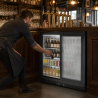 Refrigerated Back Bar 208 L - 2 Sliding Doors