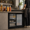 Refrigerated Back Bar 208 L - 2 Sliding Doors