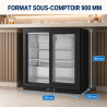 Refrigerated Back Bar 208 L - 2 Sliding Doors