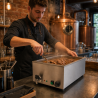 Bain-Marie Pro GN 1/1 20 L 1200 W Roostevaba teras koos äravooluga