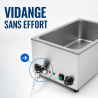 Bain-Marie Pro GN 1/1 20 L 1200 W Roostevaba teras koos äravooluga