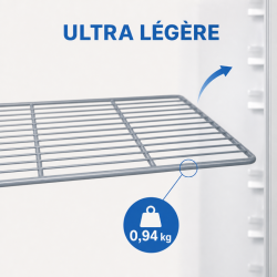 Grill salatile 560 x 330 mm — Plastikuga kaetud riiul