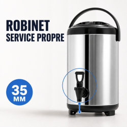 Isotermiline joogijaotur 7,5 L Roostevaba teras AISI 304