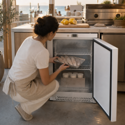 Mini Negatiivne Külmik 170 L -18°C Valge
