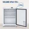 Mini Negatiivne Külmik 170 L -18°C Valge