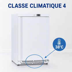 Mini Negatiivne Külmik 170 L -18°C Valge