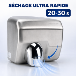 Sèche-Mains Automatique à Bec Inox 2300 W — 45 dB