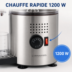 Chocolatière Professionnelle 3 L 1200 W — Termostaat 90°C