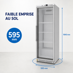 Armoire Réfrigérée Positive Vitrée 380 L 0/+8°C