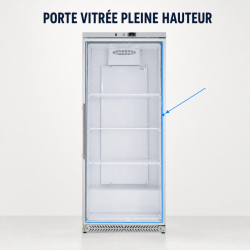Positive Refrigerated Cabinet 590 L Glass 0/+8°C