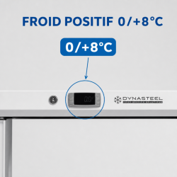 Positiivne külmkapp 590 L 0/+8°C Täisuks