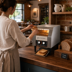 Toaster konveieriga Pro 1300 W roostevaba teras — Dynasteel