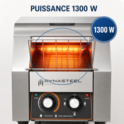 Toaster konveieriga Pro 1300 W roostevaba teras — Dynasteel